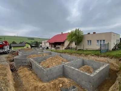 Základová doska – rodinný dom Ľubotín, obrázok 3